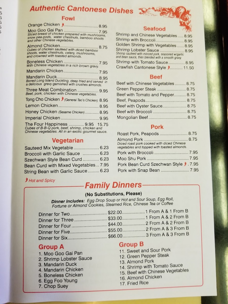 Chinese Inn-Nicholson Menu - Image 5